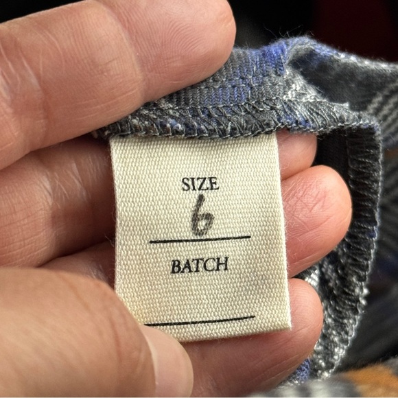 Grammar NYC  the feminine organic cotton plaid maxi dress size 6 - Picture 11 of 14